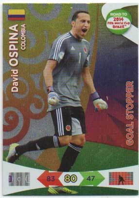 Goal Stoppers, 2013-14 Adrenalyn Road to the World Cup, David Ospina