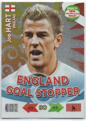 Goal Stoppers (England), 2013-14 Adrenalyn Road to the World Cup, Joe Hart
