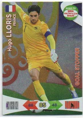 Goal Stoppers, 2013-14 Adrenalyn Road to the World Cup, Hugo Lloris