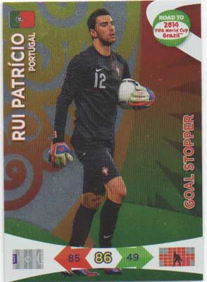 Goal Stoppers, 2013-14 Adrenalyn Road to the World Cup, Rui Patricio