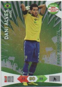 Fan Favourite, 2013-14 Adrenalyn Road to the World Cup, Dani Alves