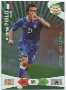 Fan Favourite, 2013-14 Adrenalyn Road to the World Cup, Andrea Pirlo