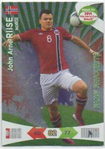 Fan Favourite, 2013-14 Adrenalyn Road to the World Cup, John Arne Riise