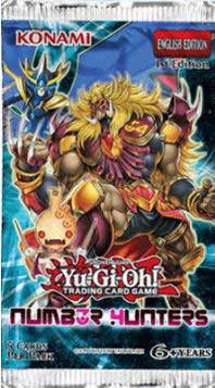Yu-Gi-Oh, Number Hunters, 1 Booster (5 kort), 1st Edition
