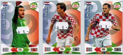 Grundkort Kroatien, 2013-14 Adrenalyn Road to the World Cup, Välj från lista