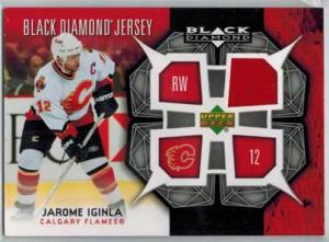 Jarome Iginla 2007-08 Black Diamond Jerseys #BDJJI
