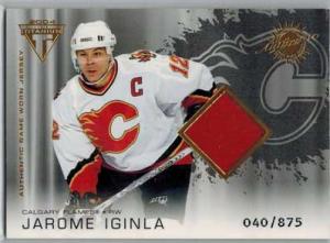 Jarome Iginla 2003-04 Titanium #146 Jersey