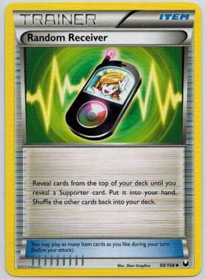 Pokémon, Dark Explorers, Random Receiver - 99/108 - Uncommon