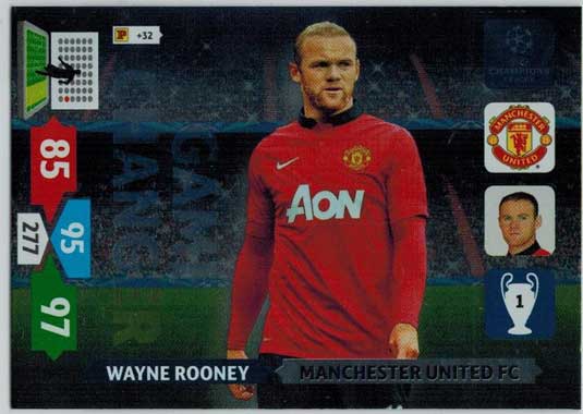 Game Changer, 2013-14 Adrenalyn Champions League, Wayne Rooney