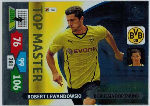 Top Master, 2013-14 Adrenalyn Champions League, Robert Lewandowski
