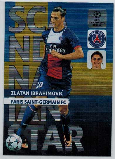 Scandinavian Star, 2013-14 Adrenalyn Champions League, Zlatan Ibrahimovic