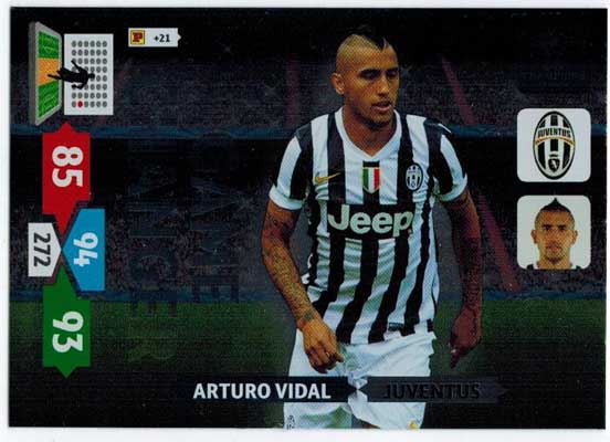Game Changer, 2013-14 Adrenalyn Champions League, Arturo Vidal