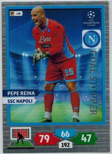 Goal Stopper, 2013-14 Adrenalyn Champions League, Pepe Reina