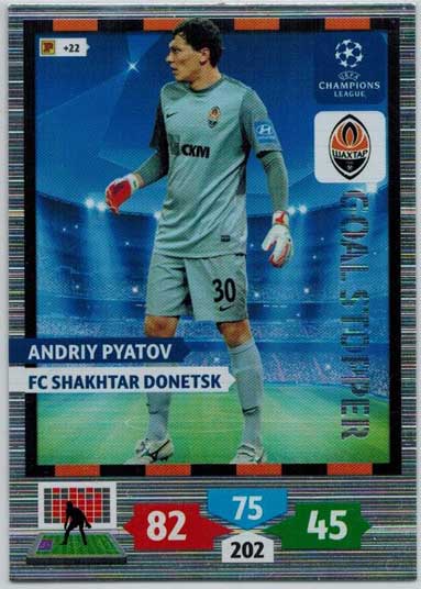 Goal Stopper, 2013-14 Adrenalyn Champions League, Andriy Pyatov