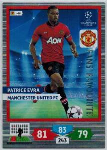 Fans Favourite, 2013-14 Adrenalyn Champions League, Patrice Evra