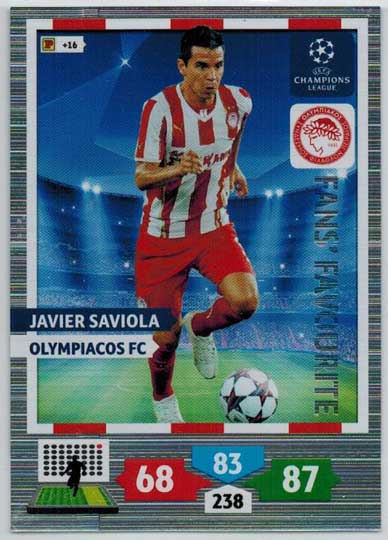 Fans Favourite, 2013-14 Adrenalyn Champions League, Javier Saviola