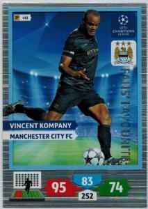 Fans Favourite, 2013-14 Adrenalyn Champions League, Vincent Kompany