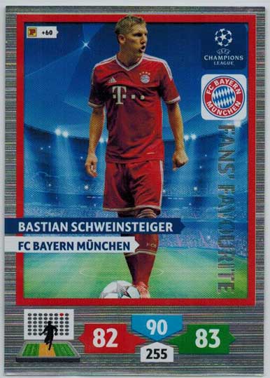 Fans Favourite, 2013-14 Adrenalyn Champions League, Bastian Schweinsteiger