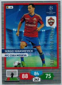 Fans Favourite, 2013-14 Adrenalyn Champions League, Sergei Ignashevich