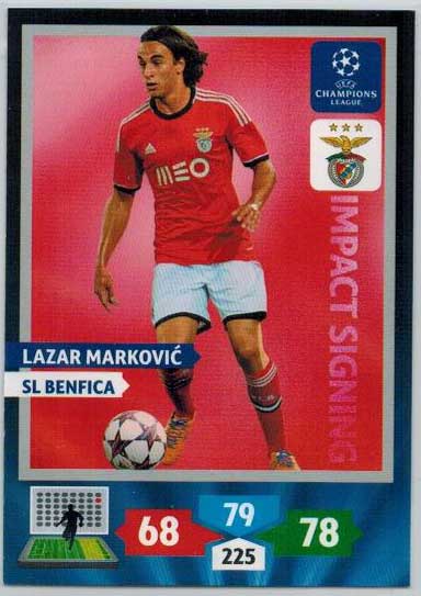 Impacts Signings, 2013-14 Adrenalyn Champions League, Lazar Markovic