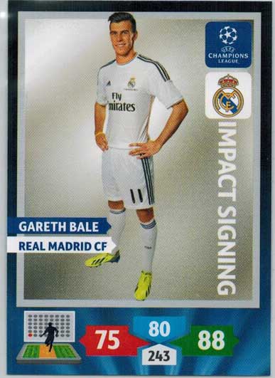 Impacts Signings, 2013-14 Adrenalyn Champions League, Gareth Bale