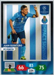 Impacts Signings, 2013-14 Adrenalyn Champions League, Juan Quintero
