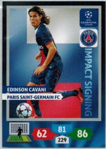 Impacts Signings, 2013-14 Adrenalyn Champions League, Edinson Cavani