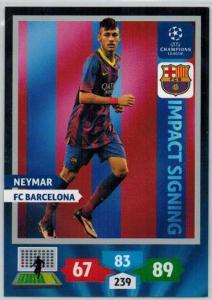 Impacts Signings, 2013-14 Adrenalyn Champions League, Neymar