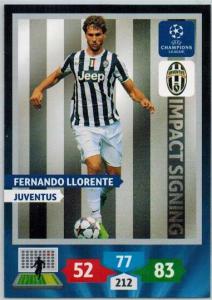 Impacts Signings, 2013-14 Adrenalyn Champions League, Fernando Llorente