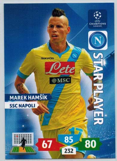 Star Player, 2013-14 Adrenalyn Champions League, Marek Hamsik
