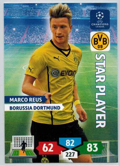 Star Player, 2013-14 Adrenalyn Champions League, Marco Reus