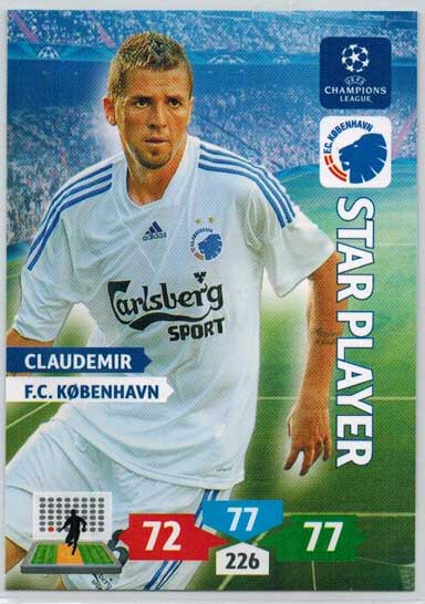 Star Player, 2013-14 Adrenalyn Champions League, Claudemir
