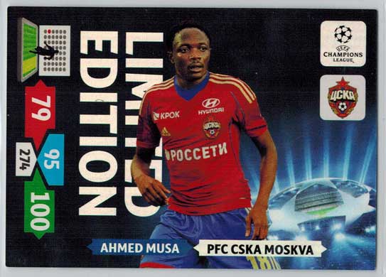 Limited Edition, 2013-14 Adrenalyn Champions League, Ahmed Musa