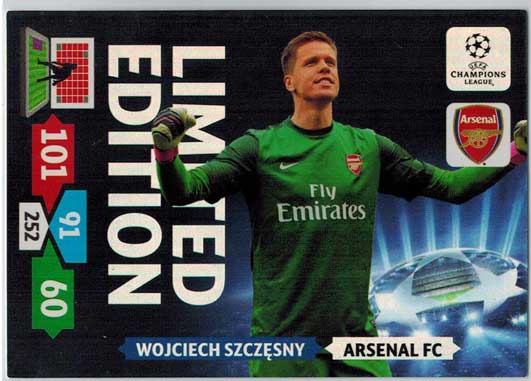 Limited Edition, 2013-14 Adrenalyn Champions League, Wojciech Szczesny