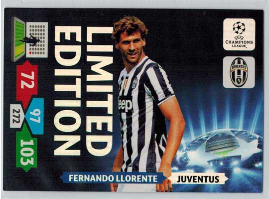 Limited Edition, 2013-14 Adrenalyn Champions League, Fernando Llorente