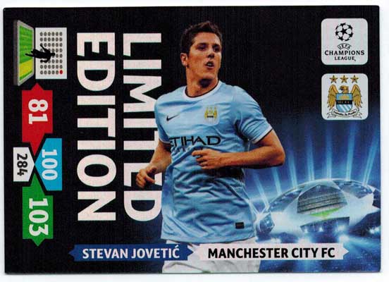 Limited Edition, 2013-14 Adrenalyn Champions League, Stevan Jovetic