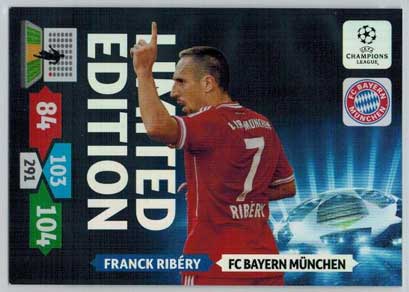 Limited Edition, 2013-14 Adrenalyn Champions League, Franck Ribery
