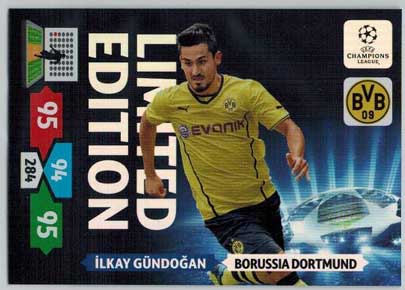 Limited Edition, 2013-14 Adrenalyn Champions League, Ilkay Gundogan