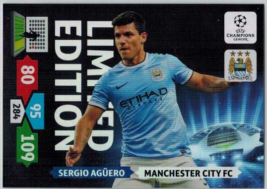 Limited Edition, 2013-14 Adrenalyn Champions League, Sergio Aguero / Sergio Agüero