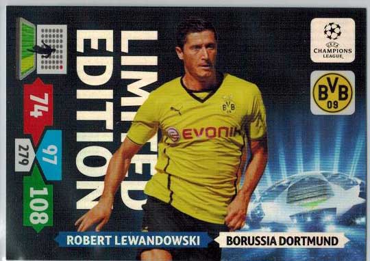 Limited Edition, 2013-14 Adrenalyn Champions League, Robert Lewandowski