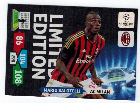 Limited Edition, 2013-14 Adrenalyn Champions League, Mario Balotelli