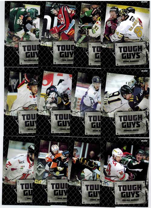 2013-14 SHL s.1 Tough Guys #08 Anton Hedman Luleå Hockey