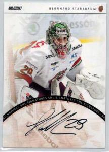 2013-14 SHL s.1 Signatures #16 Bernard Starkbaum MODO Hockey