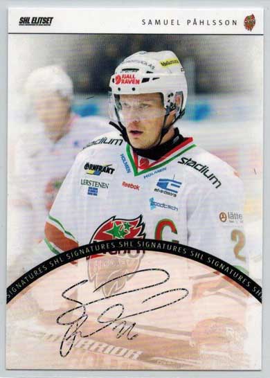 2013-14 SHL s.1 Signatures #17 Samuel Påhlsson MODO Hockey