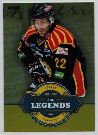2013-14 SHL s.1 SHL Legends #02 Jörgen Sundqvist Brynäs IF