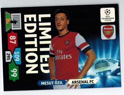 Limited Edition, 2013-14 Adrenalyn Champions League, Mesut Ozil / Mesut Özil