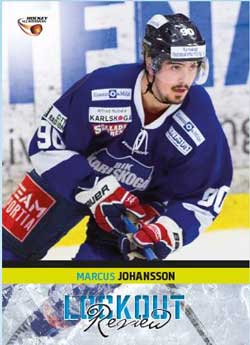 LOCKOUT REVIEW, 2013-14 HockeyAllsvenskan #HA-LR04 Marcus Johansson BIK KARLSKOGA