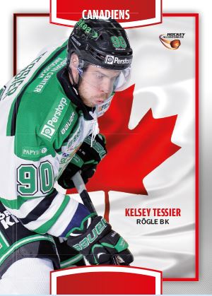 CANADIENS, 2013-14 HockeyAllsvenskan #HA-CA06 Kelsey Tessier RÖGLE BK