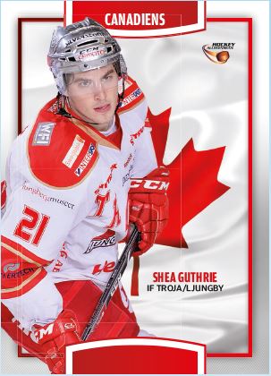 CANADIENS, 2013-14 HockeyAllsvenskan #HA-CA08 Shea Guthrie