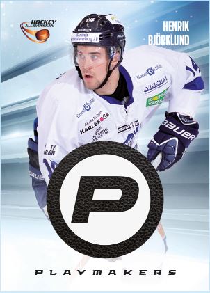 PLAYMAKERS, 2013-14 HockeyAllsvenskan #HA-PM03 Henrik Björklund BIK KARLSKOGA